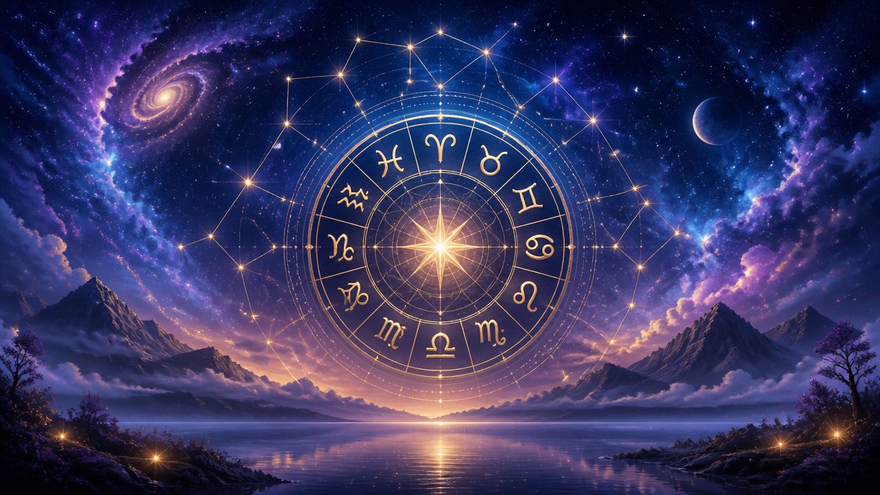Arte editorial mística sobre Horóscopo do dia de hoje (17/09/2026): previsões dos signos para Quinta-feira