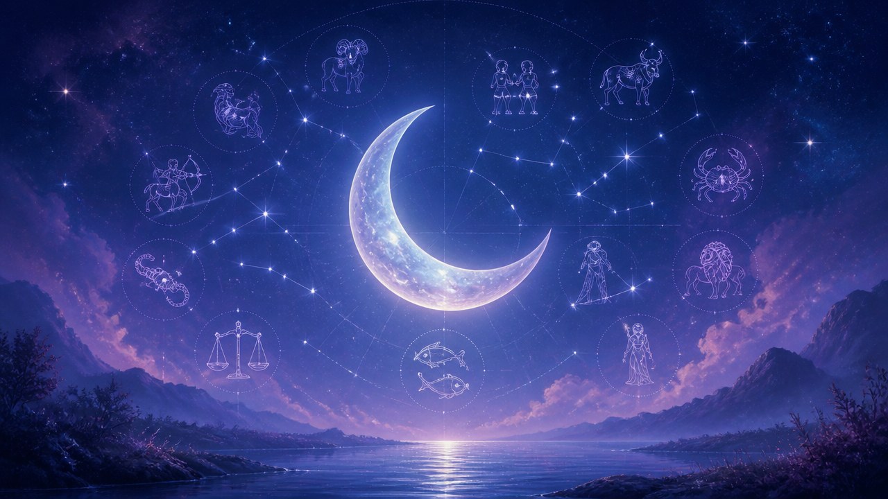 Arte editorial mística sobre Horóscopo do dia de hoje (24/09/2026): previsões dos signos para Quinta-feira