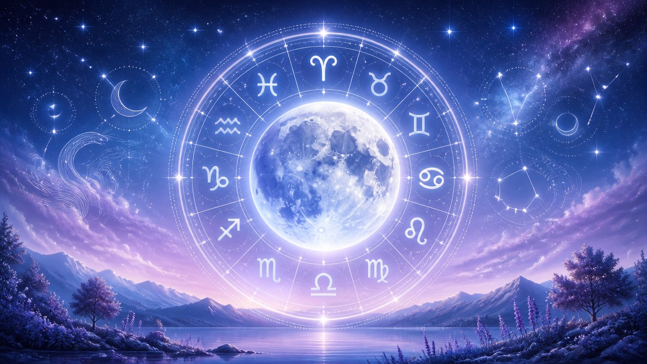 Arte editorial mística sobre Horóscopo do dia de hoje (22/10/2026): previsões dos signos para Quinta-feira