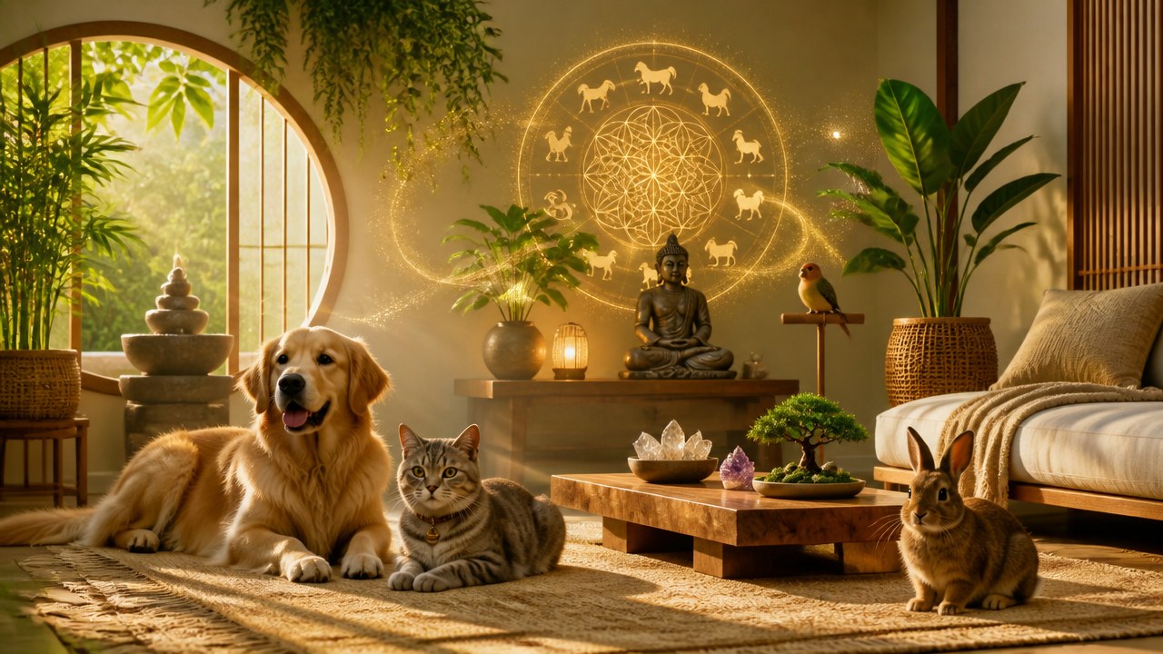 Feng Shui: boas energias com animais em casa
