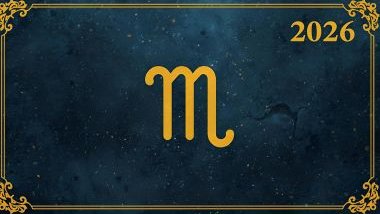 Glifo do signo de Virgem e o ano de 2026 acoplado na imagem no canto superior direito.