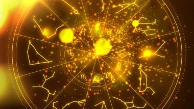 Imagem de uma mandala na cor dourada e marrom.