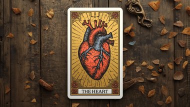 Imagem que representa a carta O Coração do Baralho Cigano.
