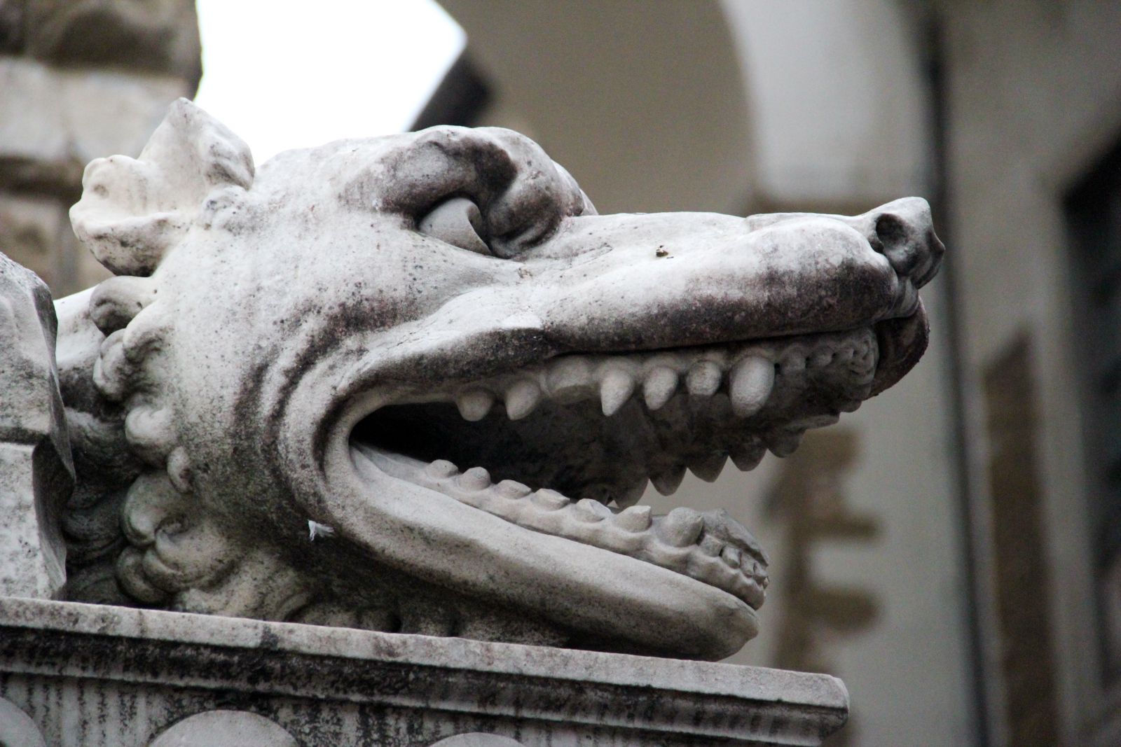 Cérbero de estátua