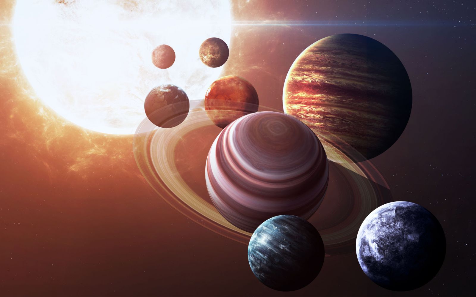 Planetas próximo ao Sol