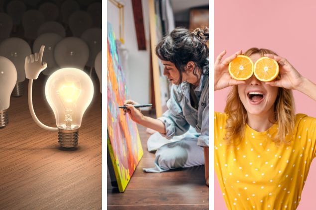 Montagem de 3 das caraterísticas positivas de Libra
