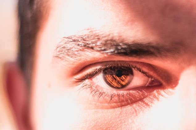 Imagem do olhar de uma pessoas (apenas um dos olhos)