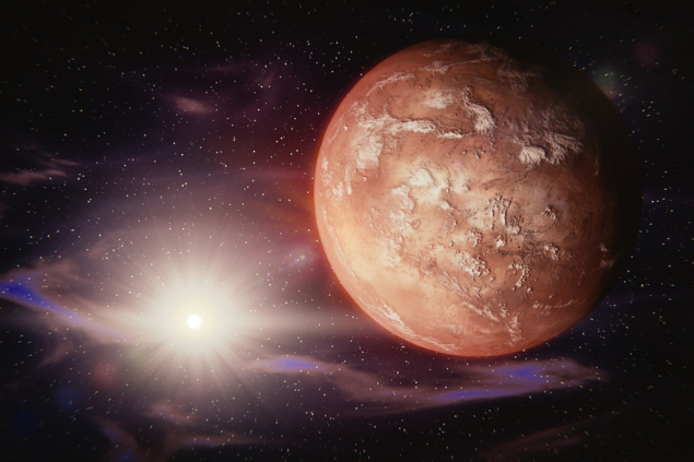 Planeta Marte no Universo