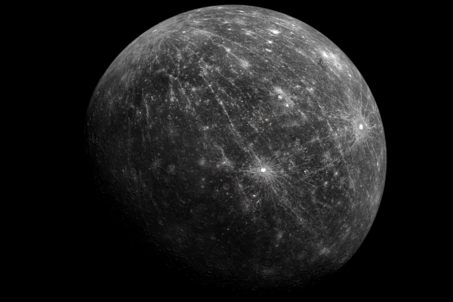 Planeta mercúrio no Universo