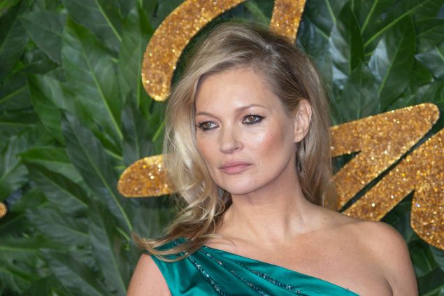 Kate Moss em um evento de moda