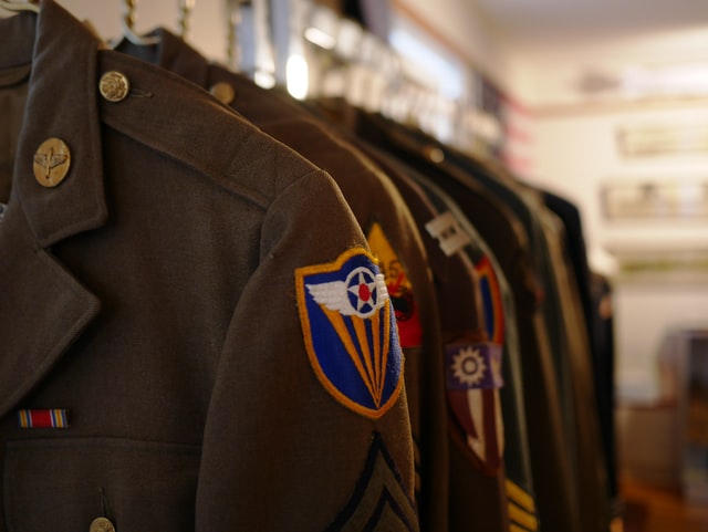 Uniforme militar.