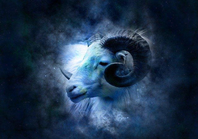 Representação do signo de Áries no Mapa Astral
