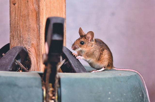 Pequeno rato marrom.