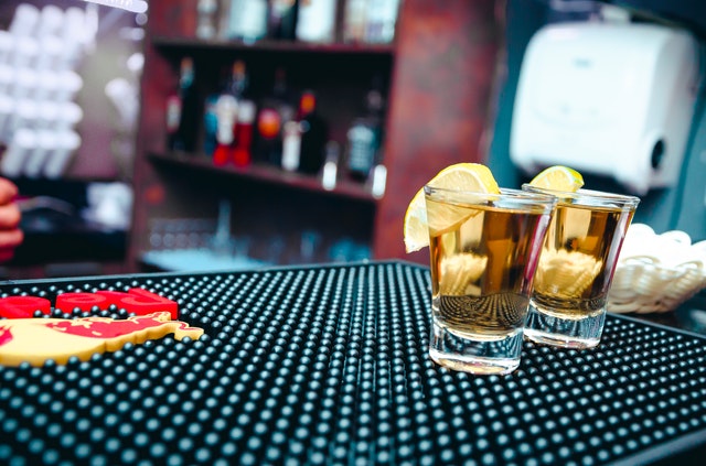 Shots de tequila.