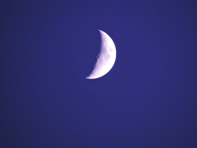 Lua crescente.