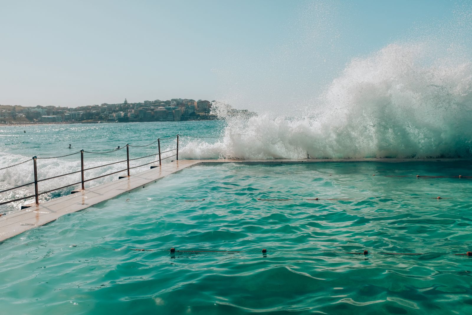 Ondas do mar na Austrália