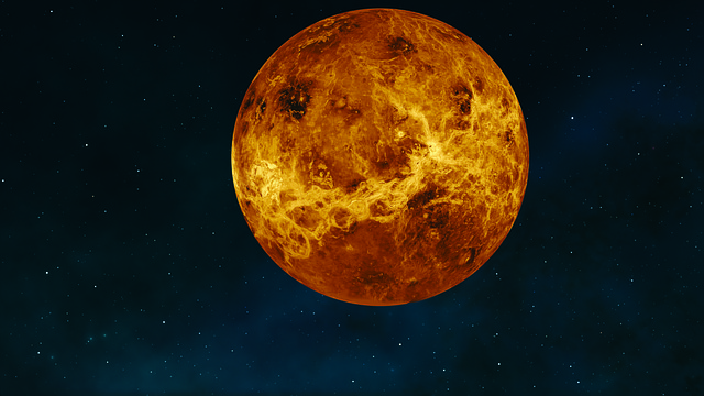 Planeta Vênus no espaço