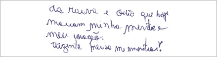 Exemplo Escrita de tamanho variável