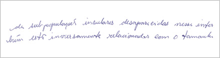 Exemplo Escrita convexa