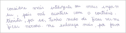 Exemplo Letras totalmente ligadas