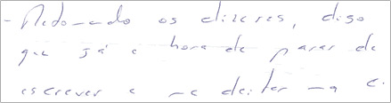 Exemplo Zona superior destacada