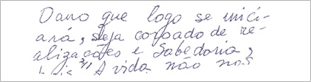 Exemplo Zona inferior destacada